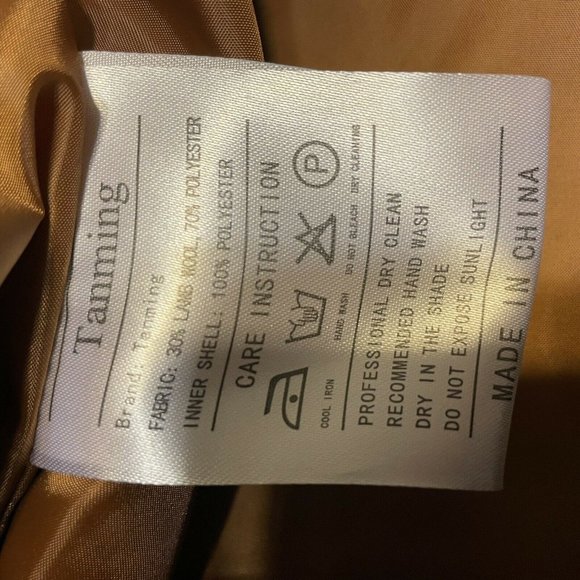 NWT Tanming womens sz large Double breasted Belted - Picture 8 of 10